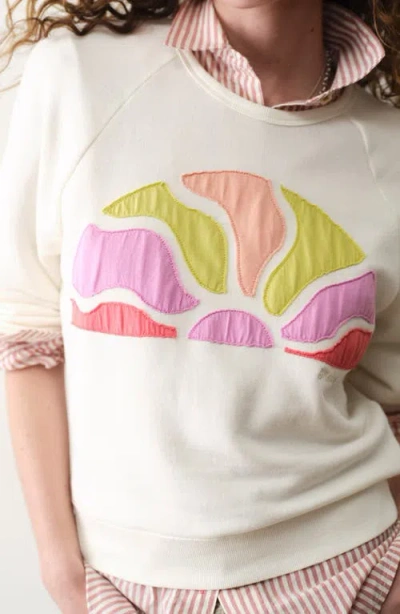 Marine Layer Cloud 9 Terry Sweatshirt In White