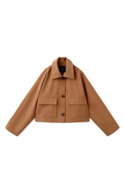 Mango Brava Jacket In Brown