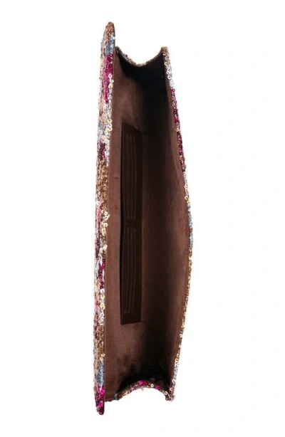 Jeffrey Campbell Disco Sequin Clutch In Multi