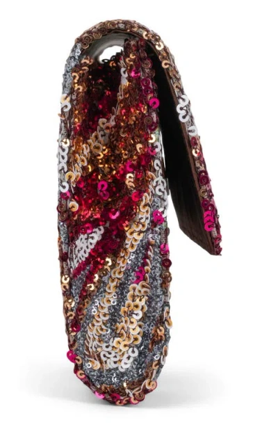 Jeffrey Campbell Disco Sequin Clutch In Multi