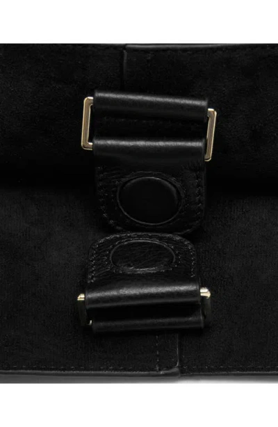 Mango Shoulder Bag In Black