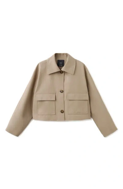 Mango Brava Jacket In Neutral