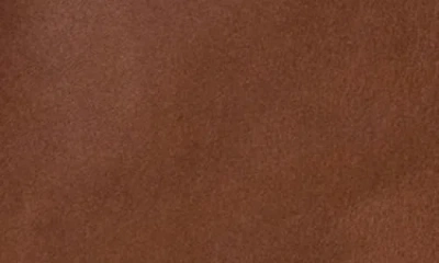 Mango Double Breasted Leather Jacket In Brown