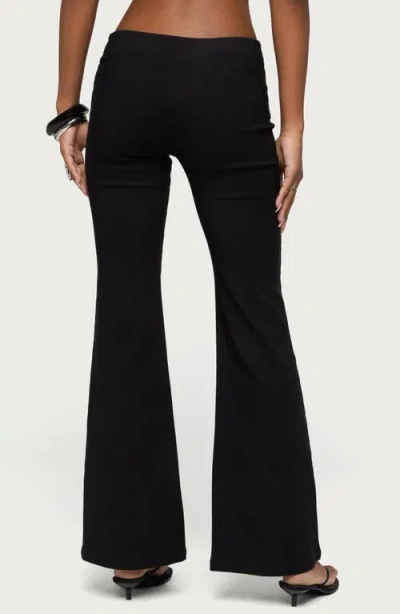 Edikted Alyce Crossover Flared Pants In Multi