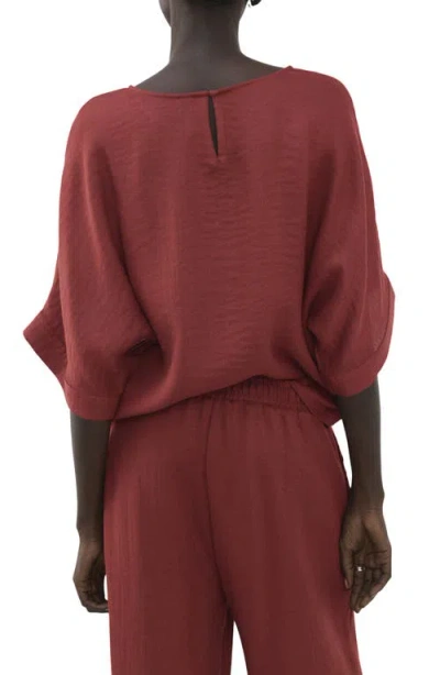Mango Dolman Sleeve Top In Neutral