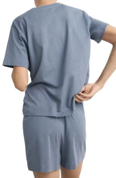 Mango Short Pajamas In Blue