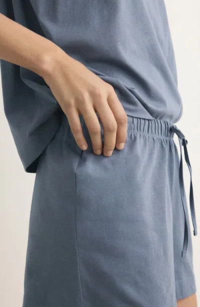 Mango Short Pajamas In Blue