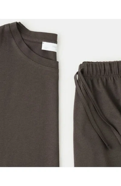 Mango Short Pajamas In Brown