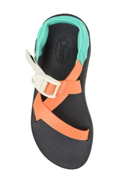 Chaco Cushz Toe Loop Sandal In Orange