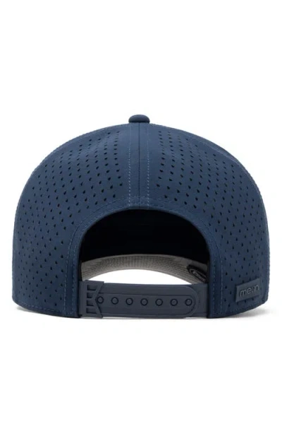 Melin Hydro Compass Snapback Cap In Blue
