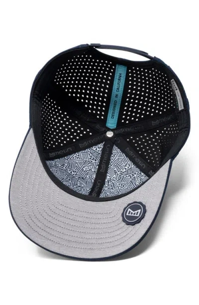 Melin Hydro Compass Snapback Cap In Blue