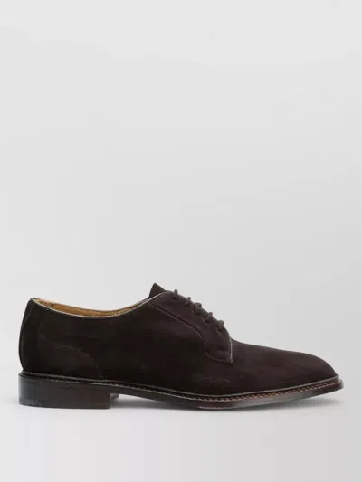 Tricker's Robert Lace Up Shoes Round Toe In Brown