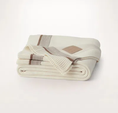 Boll & Branch Court Knit Throw Blanket In Neutral