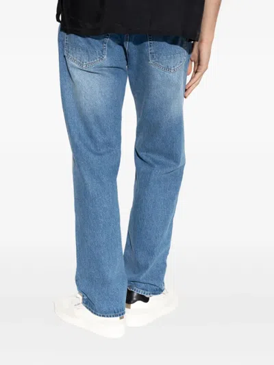 Allsaints Distressed-effect Jeans In Blue