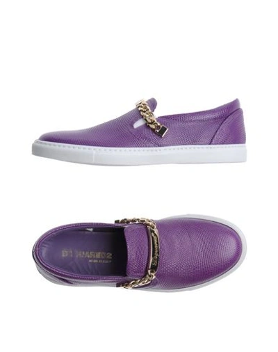 Dsquared2 Sneakers In Purple