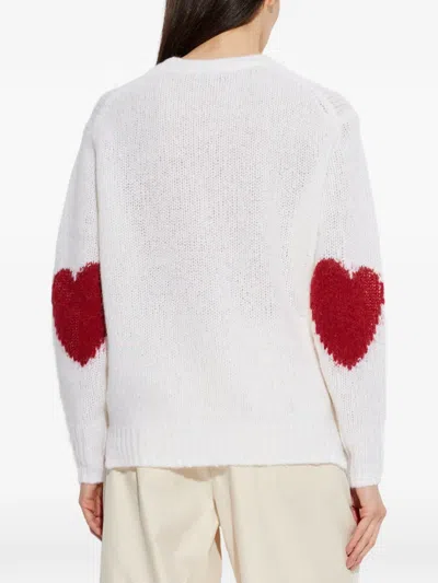 Allsaints Luvheart Crew-neck Pullover In Gray