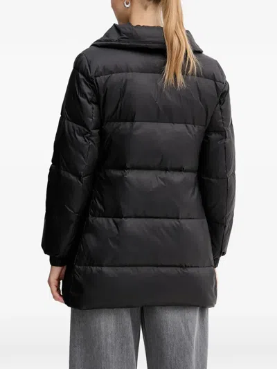 Benetton High-collar Puffer Jacket In Multi