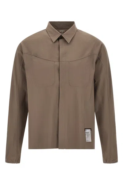 Satisfy Peaceshell River Technical Shirt In Brown