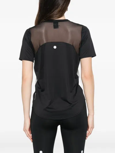 Asics Road Mesh-panel Printed T-shirt In Multi