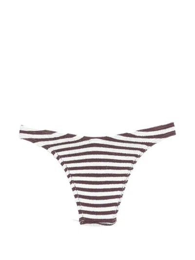 Bondeye Bond-eye Side Ring Bikini Bottoms In Brown
