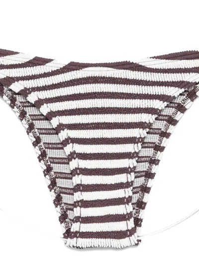 Bondeye Bond-eye Side Ring Bikini Bottoms In Brown