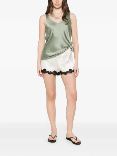 Dixie V-neck Top In Green