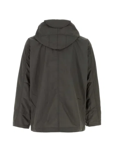 Nanamica Graphite Polyester Blend Jacket In Gray