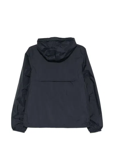 K-way Blue Jake Plus Double Jacket In Blue