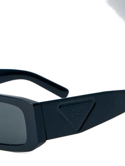 Prada Rectangular-frame Sunglasses In Black