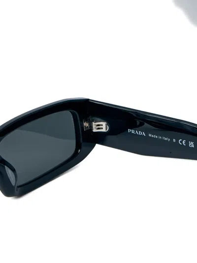 Prada Rectangular-frame Sunglasses In Black