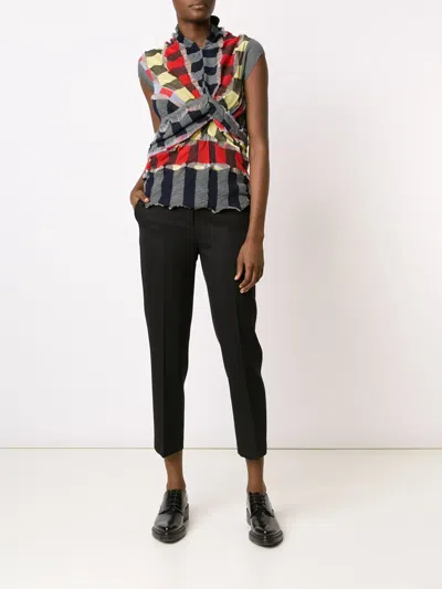 Junya Watanabe Strap Wrap Sleeveless Top In Multi
