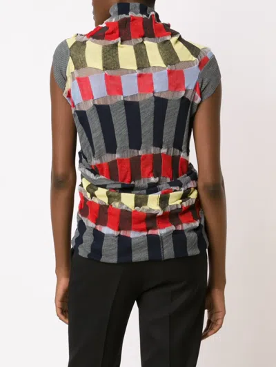 Junya Watanabe Strap Wrap Sleeveless Top In Multi