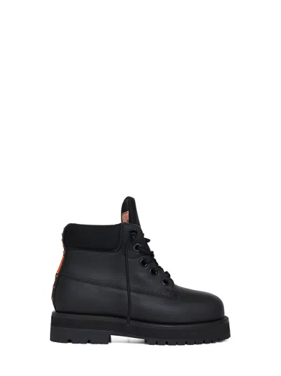 Pdf Black Leather Strada Ankle Boots In Black