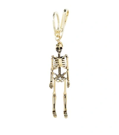 Shop Alexander Mcqueen Skeleton Keyring