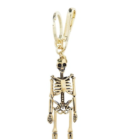 Shop Alexander Mcqueen Skeleton Keyring