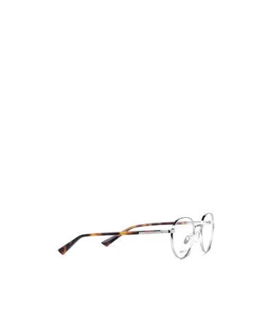 Gucci Round Optical Frame In Silver