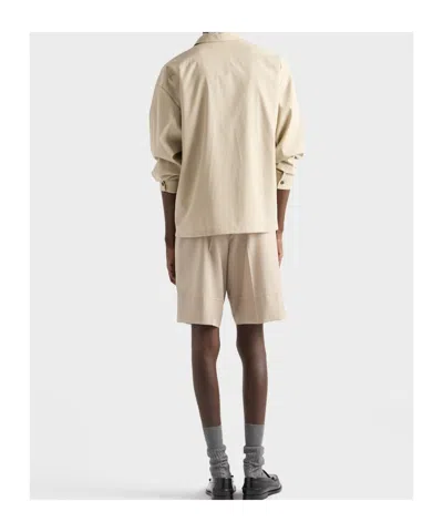 Prada Bermuda Shorts In Neutral