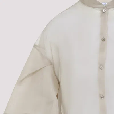 Max Mara Button Jacket In Orange