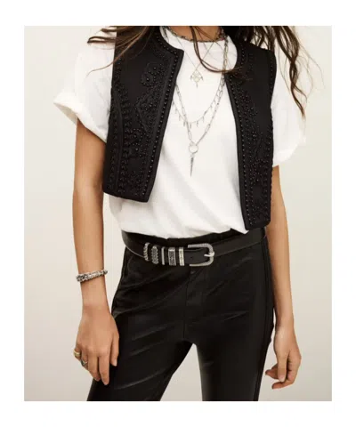 Bash Sleeveless Top In Black