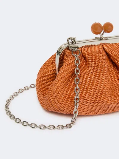 Weekend Max Mara Small Raffia-effect Pasticcino Bag