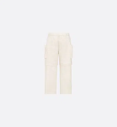 Dior 2-in-1 Work Pants In White