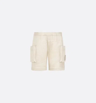 Dior 2-in-1 Work Pants In White