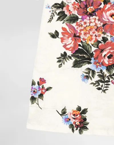 Dolce & Gabbana Floral-print Dress In Multi