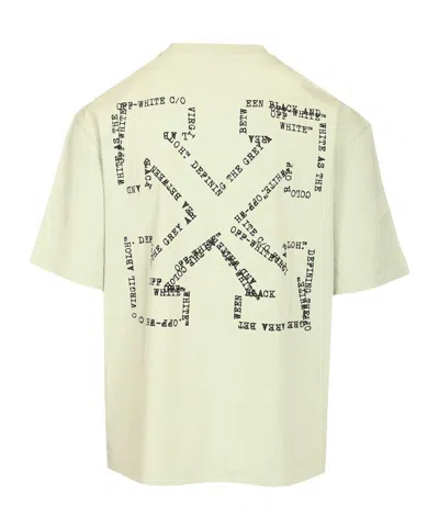 Off-white Type Arrow Print T-shirt In White
