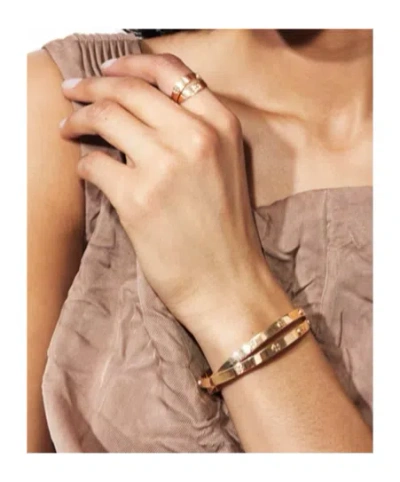 Tory Burch Icon Double Ring In Gold