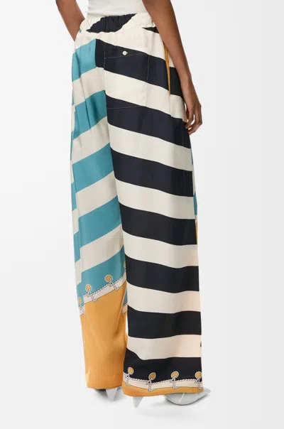 Loewe Drawstring Casual Pants In White