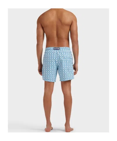 Vilebrequin Micro Ronde Des Tortues Rainbow Stretch Short Swim Shorts In Multi