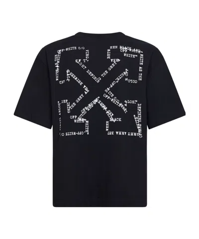 Off-white Graphic T-shirt In Black