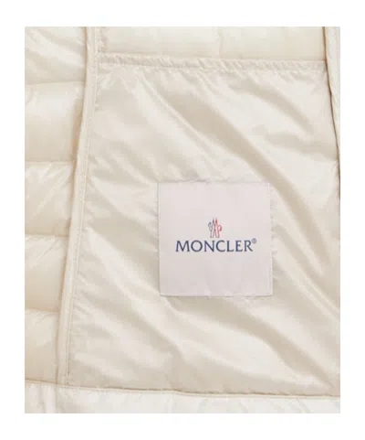 Moncler Nylon Down Jacket In White