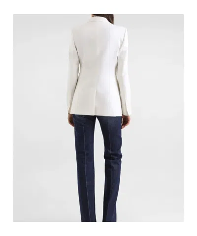 Dolce & Gabbana Buttoned Jacket In White